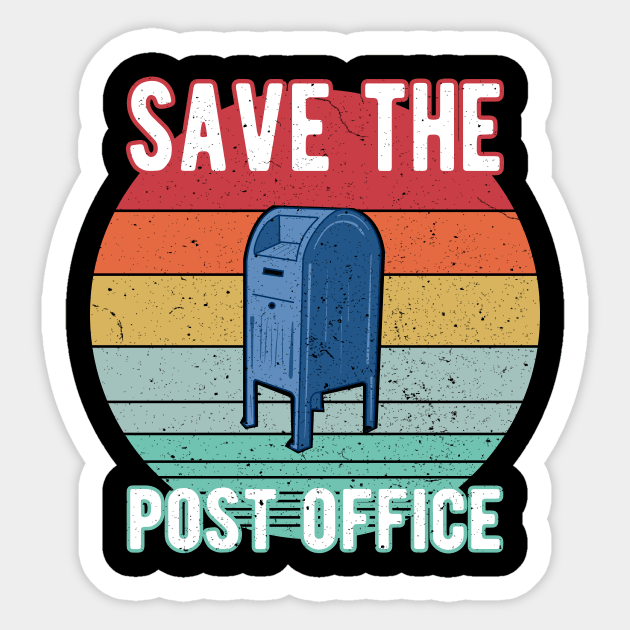 Save The Post Office - Mail in Ballot Sticker by KawaiinDoodle